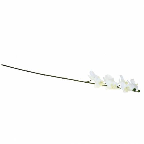 tételeket Mesterséges orchidea művirág fehér Ø6,5-8cm 77cm