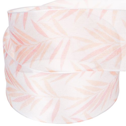 tételeket Organza szalag, sifon szalag, dzsungel narancssárga, 40 mm, 15 m