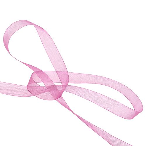 Floristik24 Organza szalag padlizsán 15mm 50m