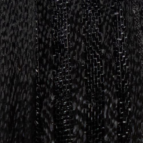 tételeket Organza szalag csíkokkal, ajándék szalag, fekete, 15 mm széles, 20 m hosszú