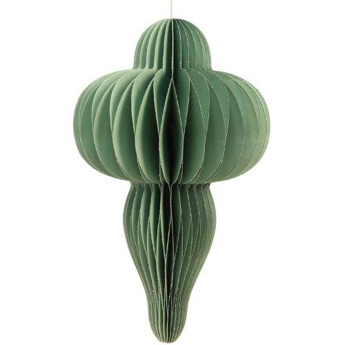 tételeket Ünnepi, menta színű karácsonyi papírdísz szett, 2 db, 40 cm magas