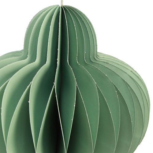 tételeket Ünnepi, menta színű karácsonyi papírdísz szett, 2 db, 40 cm magas