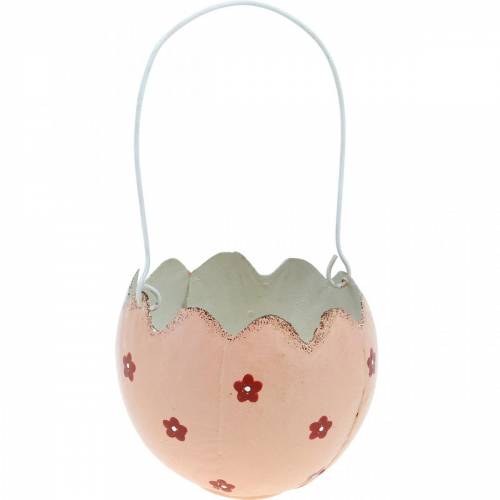 Húsvéti dekoráció függő tojáshéj fém ültetéshez Ø10m