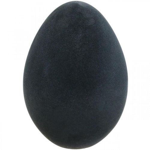 Húsvéti tojás műanyag fekete tojás Húsvéti dekoráció bolyhos 40cm