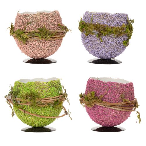 tételeket Húsvéti tojásdísz tál tavaszi vagy húsvéti asztaldísznek, 9 cm, 4 darab