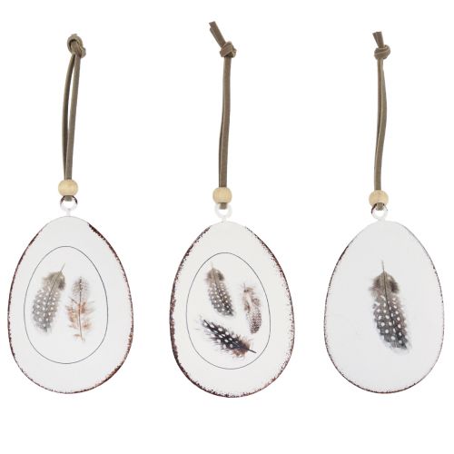 Floristik24 Húsvéti tojások dekortojások felakasztására függő dekorációs fém 5×7cm 8 db