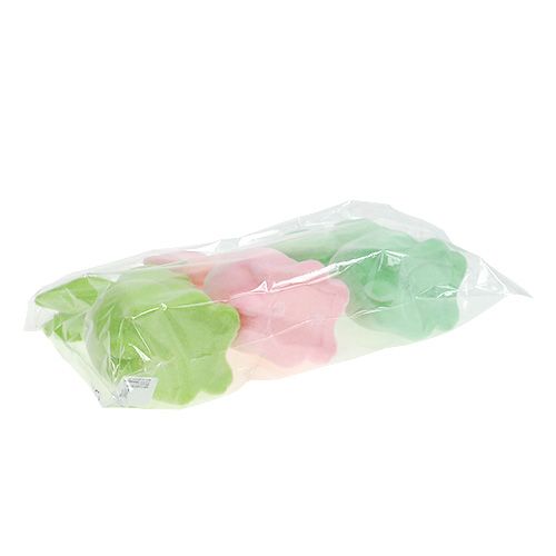 Floristik24 Húsvéti nyuszi bolyhos pasztell 15cm 3db