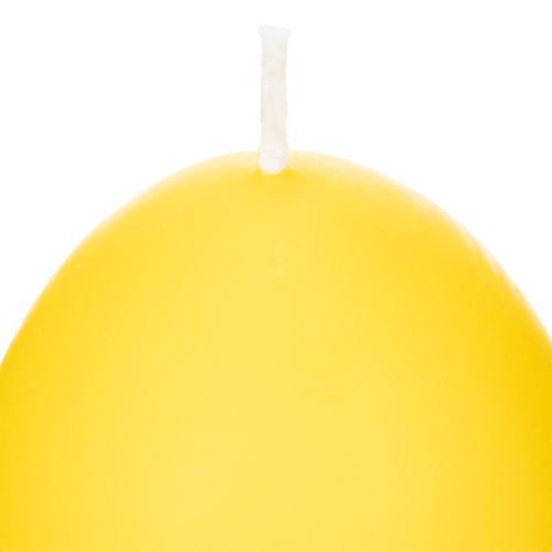 tételeket Húsvéti tojásgyertya húsvéti dekorációnak a nappaliban, vonzó és tökéletes húsvétra, 9 cm, 20 óra, 6 darab