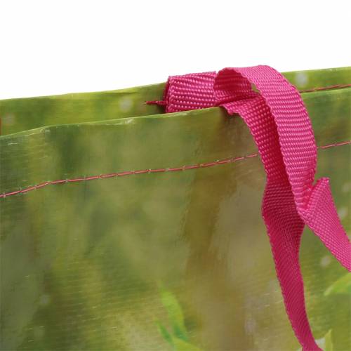 Floristik24 Fogantyús bevásárlótáska Happiness műanyag 38 × 10 × 40 cm