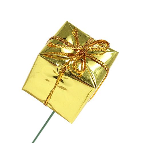 Floristik24 Csomag 2,5cm huzalon arany 60db