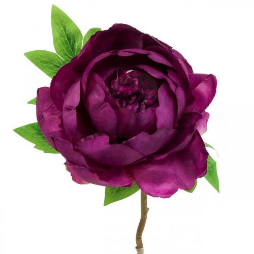 Paeonia, mesterséges bazsarózsa virág Pink Peonie Ø11cm L45cm