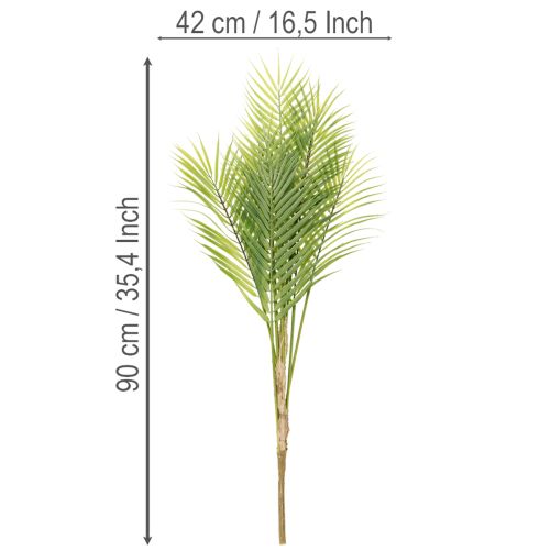 Műpálmaág, műnövény virágkötészethez, 90cm | Floristik24.hu