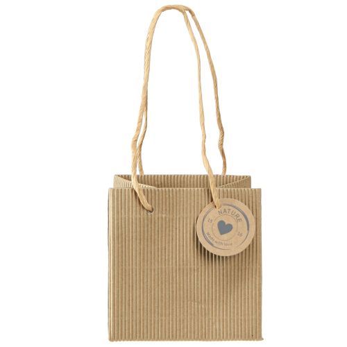 tételeket Papír virágcserép növényi táska fólia natúr 10,5cm 10 db