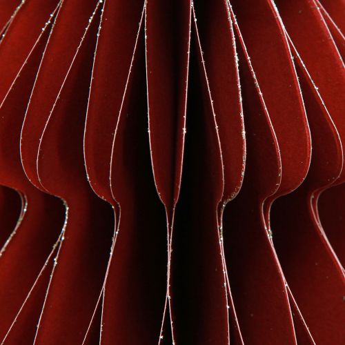 tételeket Papír karácsonyfa Bordeaux karácsonyi medál H20cm