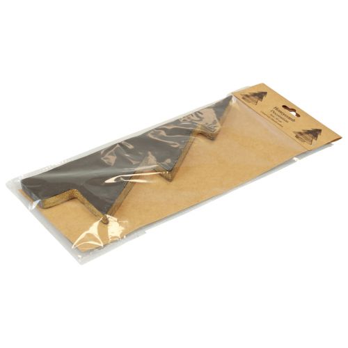 Floristik24 Papír karácsonyfa Papír karácsonyfa Fekete H30cm