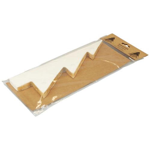 Floristik24 Papír karácsonyfa Papír karácsonyfa White Gold H30cm