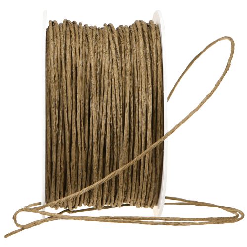 tételeket Papírhuzal kézműves dróthuzal barnára csomagolva Ø2mm 100m