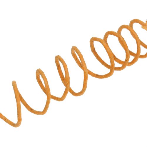 Floristik24 Papírzsinór huzal tekercselt Ø0,8mm 22m Narancs