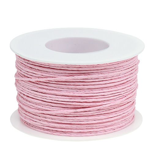 Papírzsinór huzal tekercselt Ø2mm 100m rózsaszín