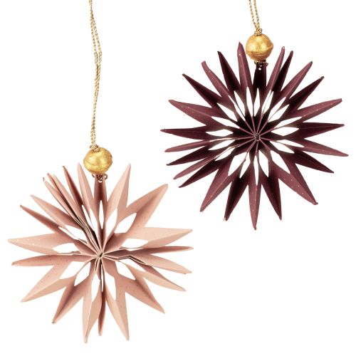 Dekoratív papírcsillagok akasztásra, tökéletesek ünnepi dekorációhoz