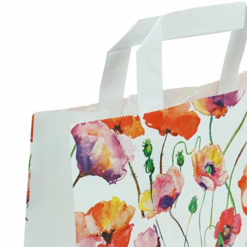 Floristik24 Papírzacskó mák 22cm x 10cm x 28cm 25db