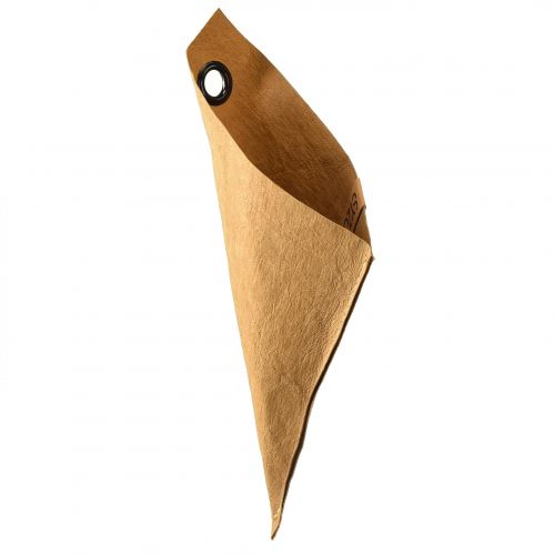 Floristik24 Papírtáska virágokhoz virágtáska bőr megjelenés 10x20cm