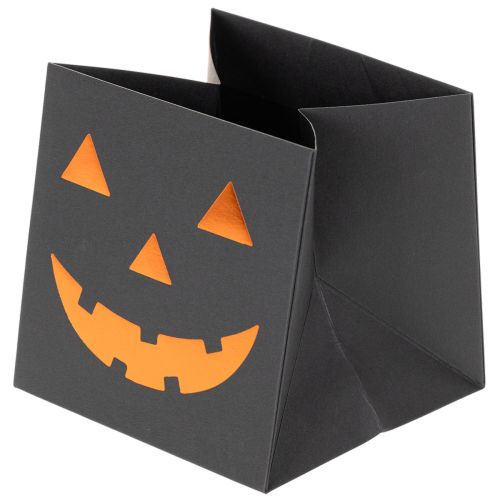 Papírzacskós tök alakú virágtartó Halloween dekoráció 10cm 6db | Floristik24.hu