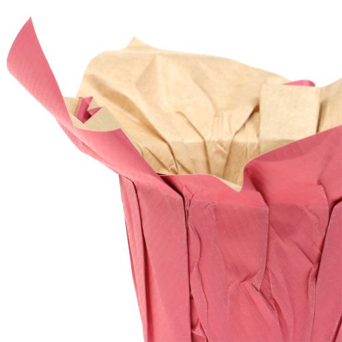 tételeket Papír edényültető rózsaszín Ø10cm 12db