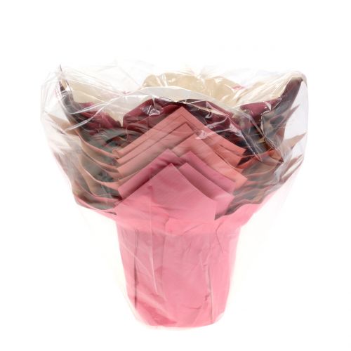 Floristik24 Papír edényültető rózsaszín Ø10cm 12db