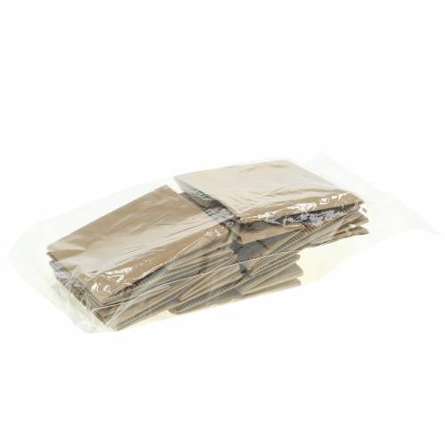 Floristik24 Papírzacskós virágcserép ültető natúr 10,5cm 6db