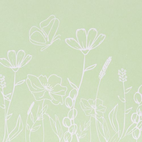 tételeket Virágmintás ajándéktasak, kis ajándéktasak különleges alkalmakra, 12 cm, 12 darab