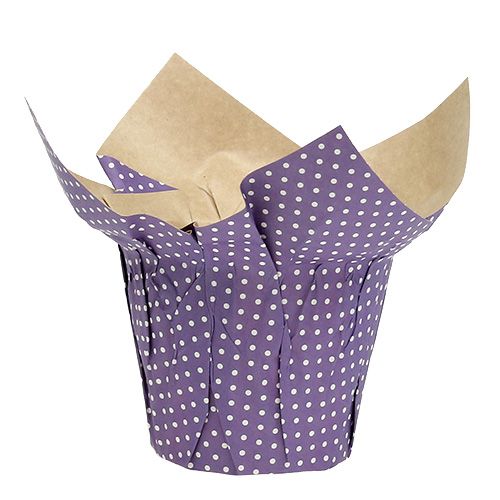 Floristik24 Papír cachepot színes deco virágcserép papír 8db