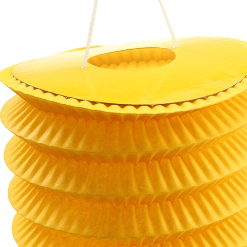 Floristik24 Vonatlámpás sárga Ø10cm H13cm 8db