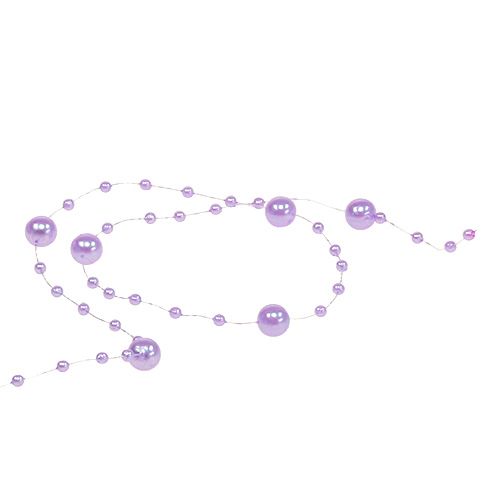 tételeket Gyöngyzsinór lila 6mm 15m