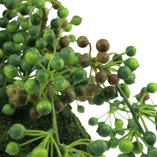 tételeket Gyöngysor mesterséges mohalabda műnövények zöld 38cm