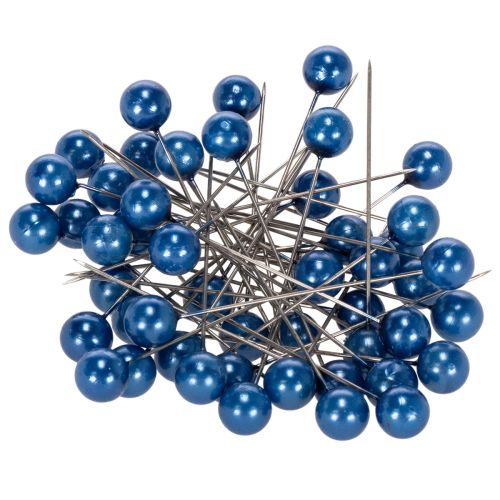 tételeket Pearl Head Pins Kék Ø10mm 60mm