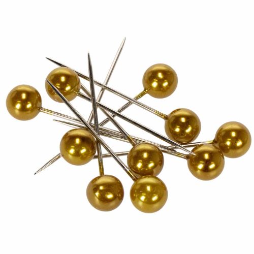 tételeket Pearl Head Pins Arany Ø15mm 75mm