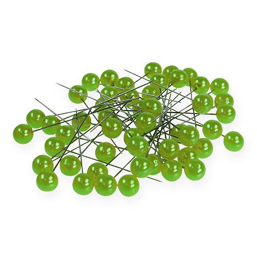 Gyöngy fejcsapok Apple Green Ø10mm 60mm