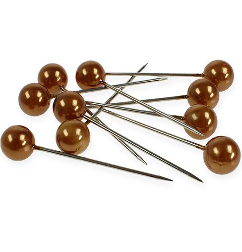 tételeket Pearl Head Pins Arany Ø15mm 75mm