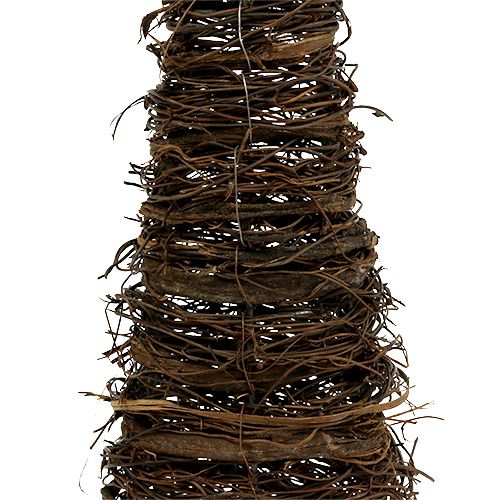 Floristik24 Növényi kúp natúr készlet 3 db 40x10/60x15/80x20cm