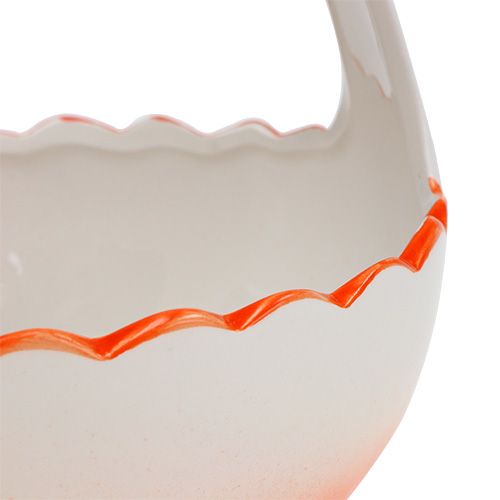 Floristik24 Planti fehér, narancssárga Ø12,5cm