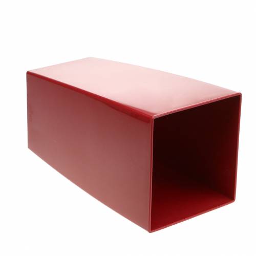 Floristik24 Növényi váza piros Milano Diamond 11l 20cm