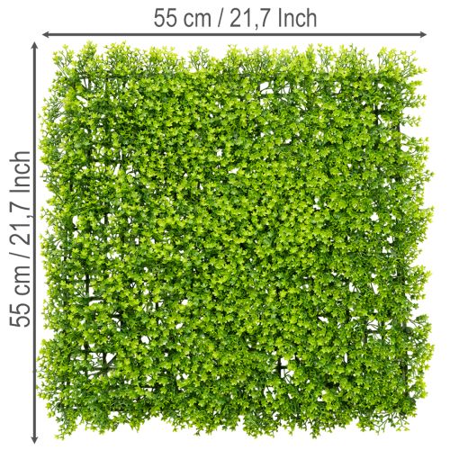 Műbükkfa növényszőnyeg 55x55 cm dekoratív faldekorációhoz | Floristik24.hu