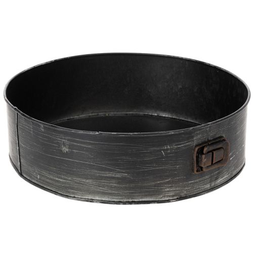 Floristik24 Ültetvény, díszes sütőforma, kapcsos tortaforma ültetéshez, fém dekoráció Ø24cm M7.5cm