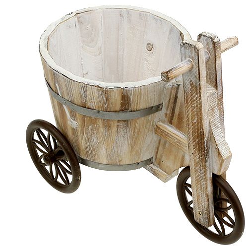 Floristik24 Vetőgép tricikli fehér H25cm