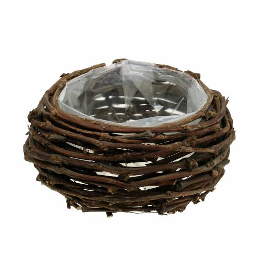 Növénykosár természetes szőlővel Ø36cm H16cm