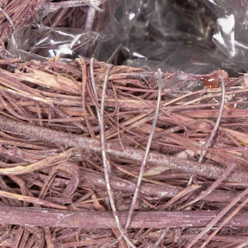 Szív alakú tál ágakkal és fóliabetéttel virágdíszekhez, 14 cm, 2 darab | Floristik24.hu