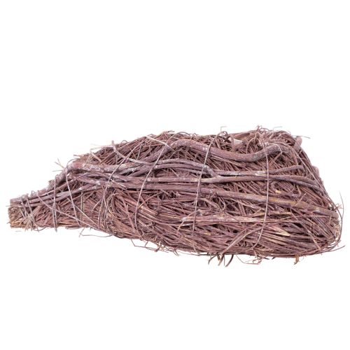 Dekoratív szív gallyakból, ültetőfóliával, 20 cm, 2 darab | Floristik24.hu
