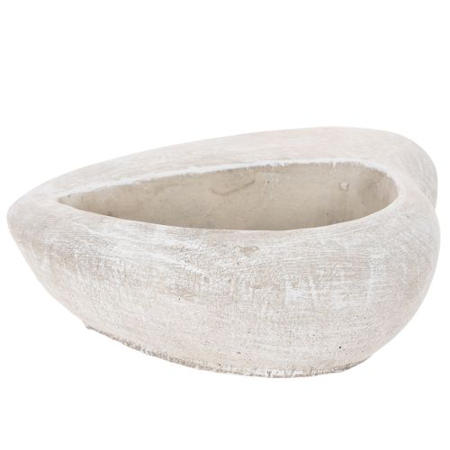 Szív alakú virágcserép, öntött kő, díszes virágcserép, 17 cm | Floristik24.hu