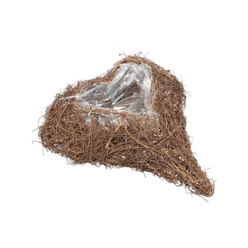 Floristik24 Növényi szív szőlő szív növény tál natúr Salim 21×20,5×6cm